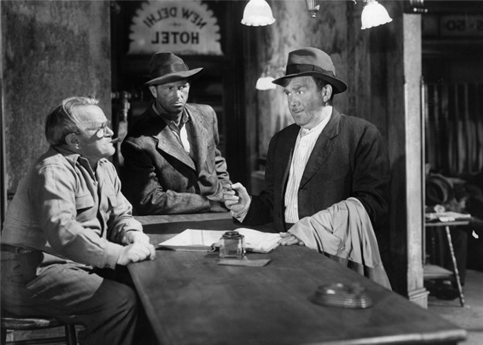 Sterling Hayden, Bernard Gorcey and Thomas Mitchell in Journey Into Light (1951)