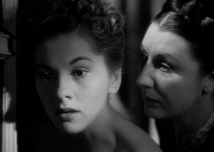 Joan Fontaine and Judith Anderson in Rebecca