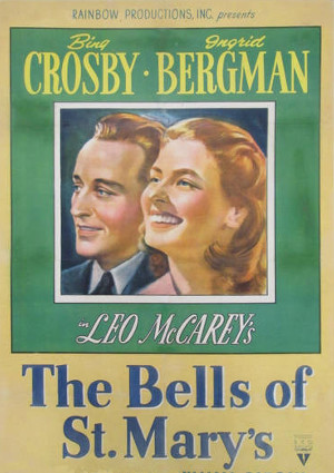 Bing Crosby and Ingrid Bergman in The Bells of St. Mary's