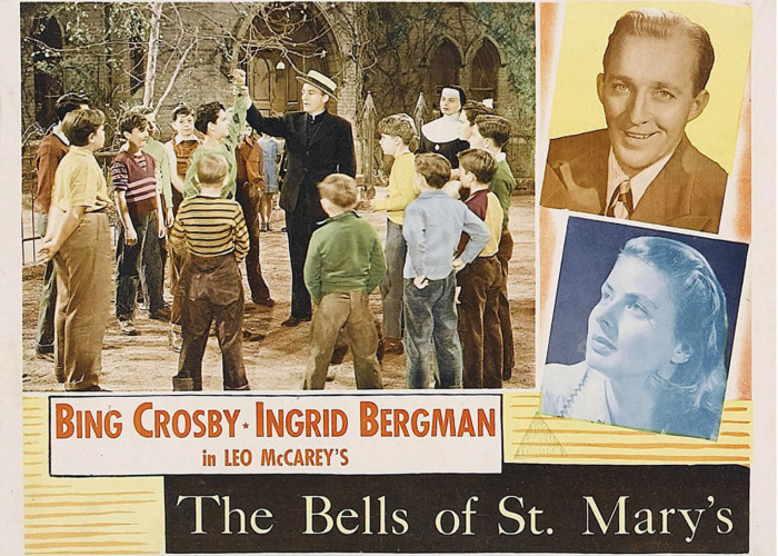 Bing Crosby and Ingrid Bergman starring in The Bells of St. Mary's