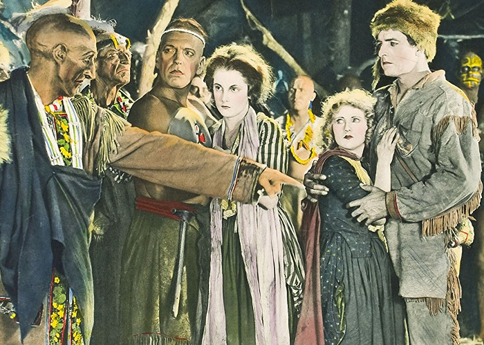 Wallace Beery, Barbara Bedford, Lillian Hall, Harry Lorraine, and Alan Roscoe in The Last of the Mohicans