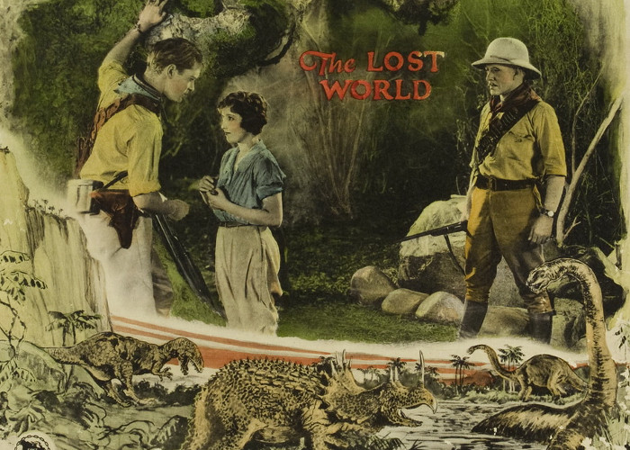 Lloyd Hughes, Bessie Love, and Lewis Stone in The Lost World