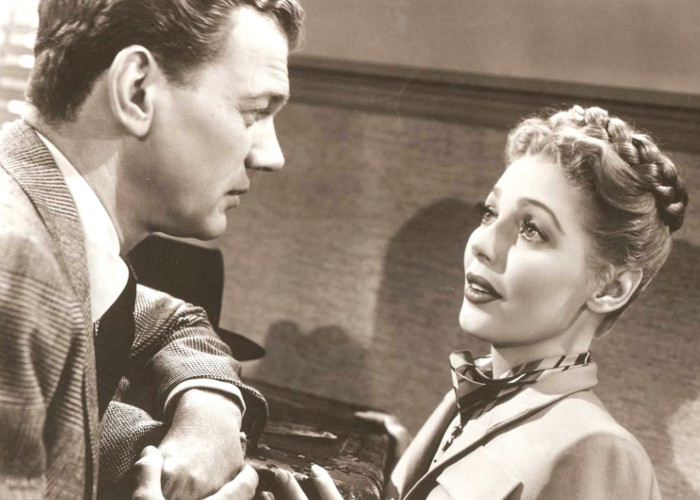 Joseph Cotten and Loretta Young in Half Angel