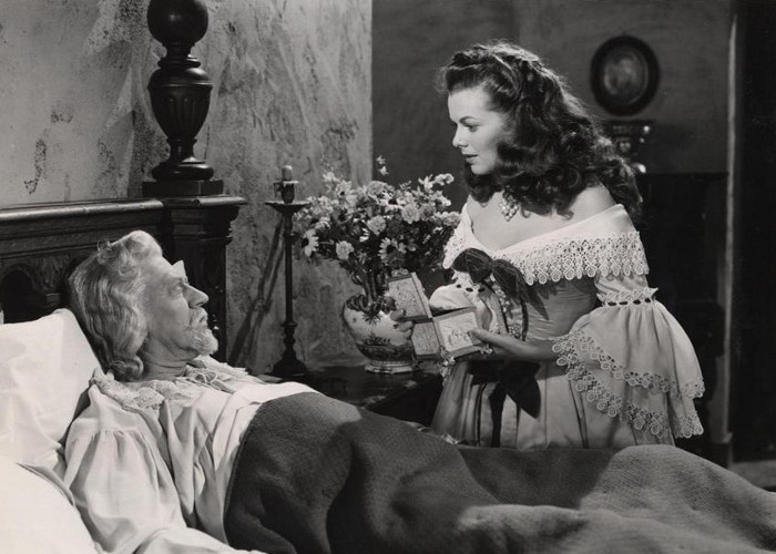 Barbara Hale and Carl Benton Reid in Lorna Doone