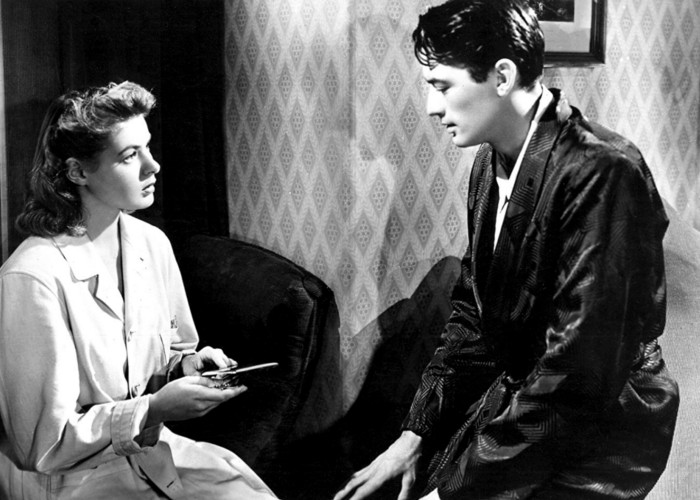 Ingrid Bergman and Gregory Peck in Spellbound