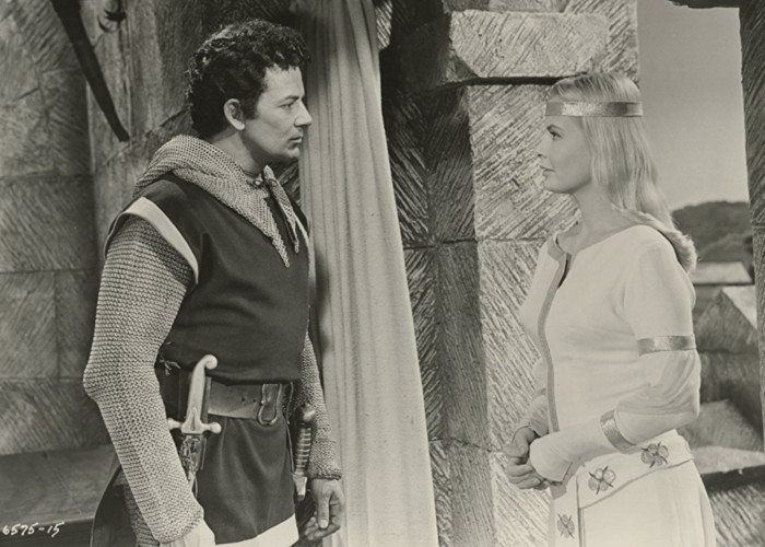 Cornel Wilde and Jean Wallace in Sword Of Lancelot