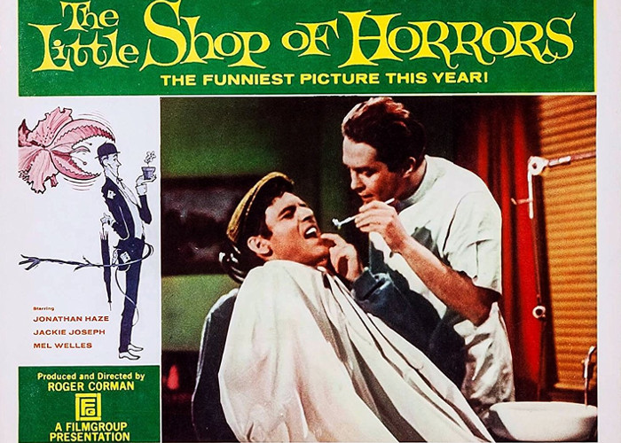 Jonathan Haze and John Herman Shaner in The Little Shop of Horrors (1960)