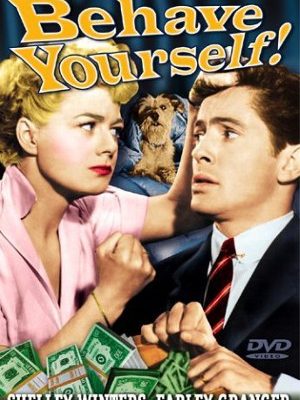 Shelley Winters, Farley Granger, and Archie in Behave Yourself! (1951)