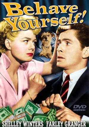 Shelley Winters, Farley Granger, and Archie in Behave Yourself! (1951)
