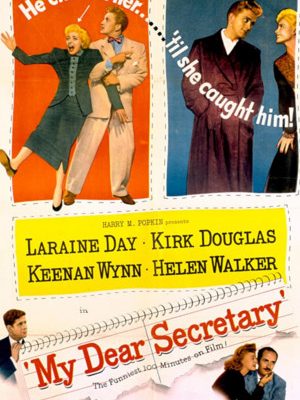 Kirk Douglas, Laraine Day, Rudy Vallee, Helen Walker, and Keenan Wynn in My Dear Secretary (1948)