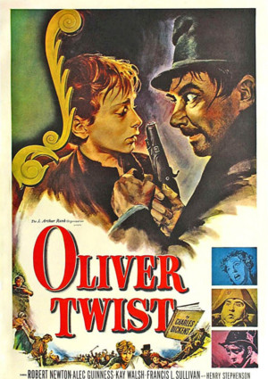 Alec Guinness, John Howard Davies, Robert Newton, Francis L. Sullivan, and Kay Walsh in Oliver Twist (1948)