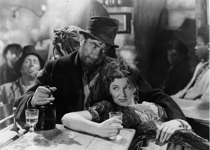 Robert Newton and Kay Walsh in Oliver Twist (1948)