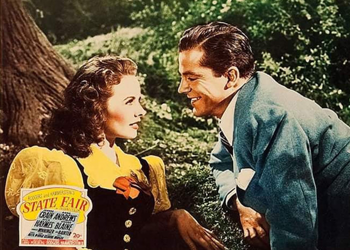 Dana Andrews and Jeanne Crain in State Fair (1945)