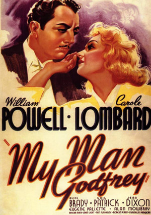 Carole Lombard and William Powell in My Man Godfrey (1936)