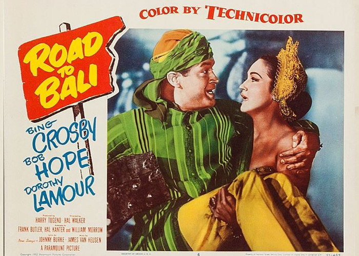 Bob Hope and Dorothy Lamour in Road to Bali (1952)