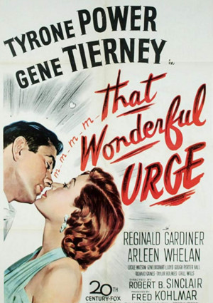 Tyrone Power and Gene Tierney in That Wonderful Urge (1948)