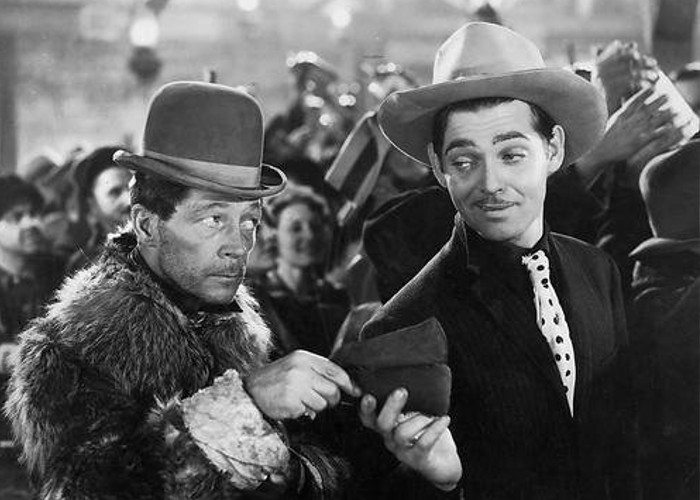 Clark Gable and Arthur Housman in Call of the Wild (1935)