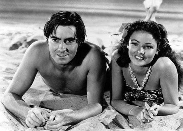 Tyrone Power and Gene Tierney in Son of Fury: The Story of Benjamin Blake (1942)