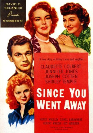 Shirley Temple, Claudette Colbert, Joseph Cotten, and Jennifer Jones in Since You Went Away (1944)