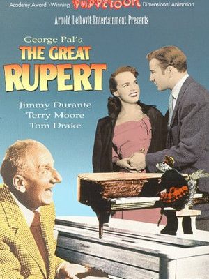 Jimmy Durante, Tom Drake, Terry Moore, and Rupert in The Great Rupert (1950)
