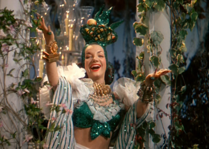 Carmen Miranda and Vivian Blaine in Something for the Boys (1944)