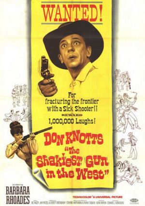 Don Knotts and Barbara Rhoades in The Shakiest Gun in the West (1968)