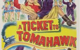 Anne Baxter, Dan Dailey, and Chief Yowlachie in A Ticket to Tomahawk (1950)