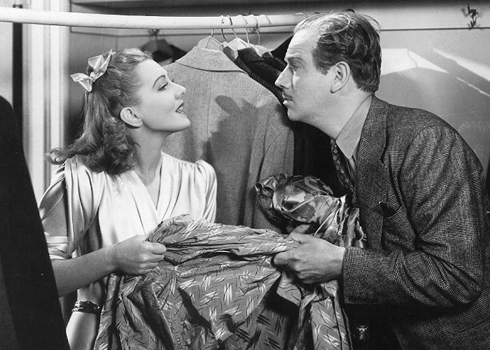 Jean Arthur and Melvyn Douglas in Too Many Husbands (1940)