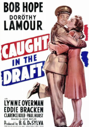 Bob Hope and Dorothy Lamour in Caught in the Draft (1941)