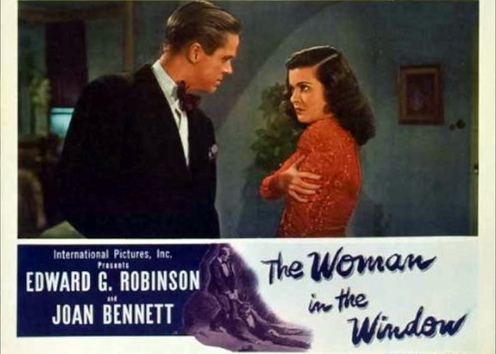 Joan Bennett and Dan Duryea in The Woman in the Window (1944)