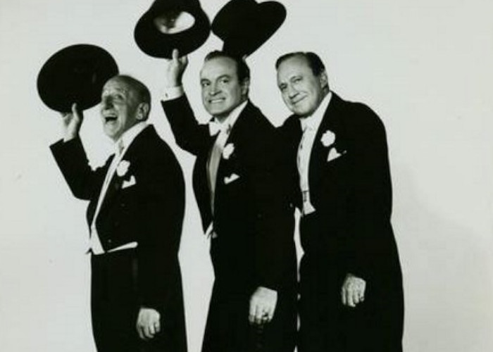 Jack Benny, Bob Hope, and Jimmy Durante in Beau James (1957)