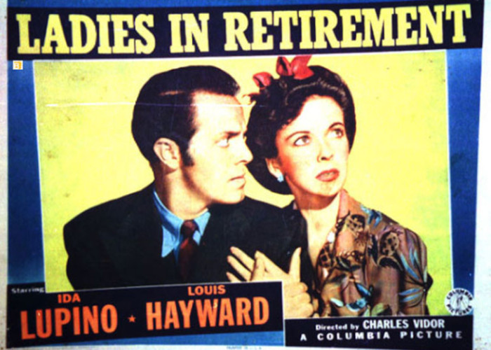 Louis Hayward and Ida Lupino in Ladies in Retirement (1941)