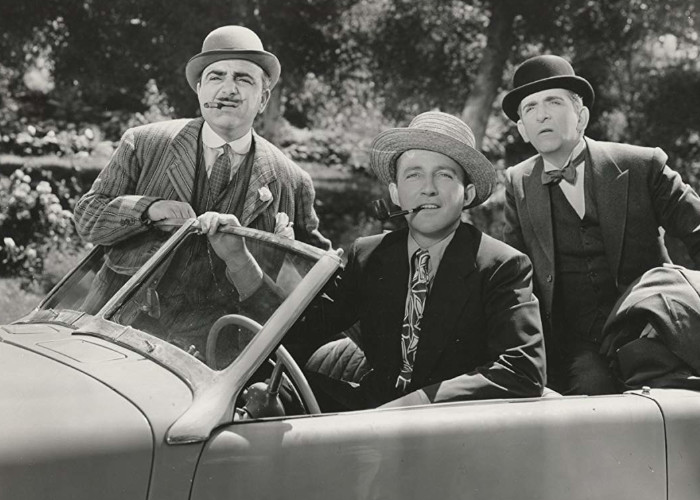 Bing Crosby, Edward Everett Horton, and Akim Tamiroff in Paris Honeymoon (1939)