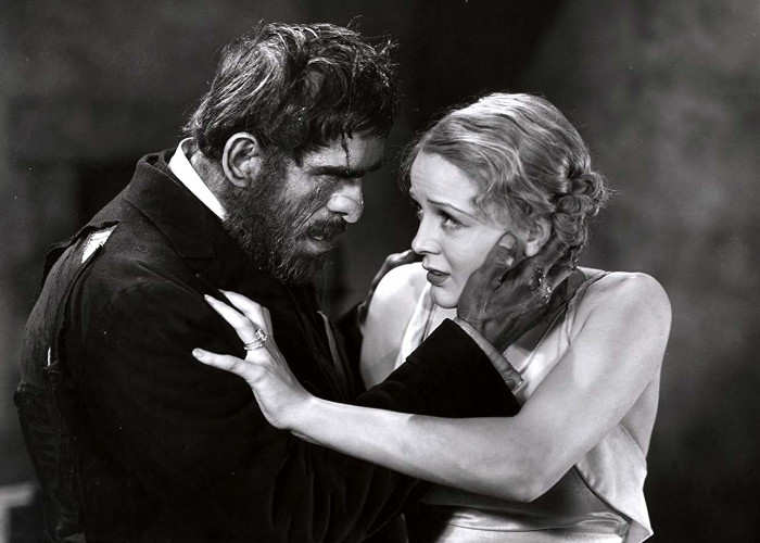 Boris Karloff and Gloria Stuart in The Old Dark House (1932)