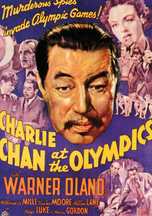 Katherine DeMille, C. Henry Gordon, Warner Oland, and Andrew Tombes in Charlie Chan at the Olympics (1937)