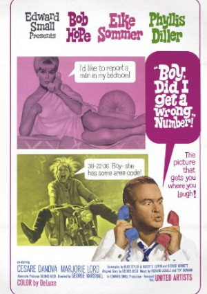 Bob Hope, Phyllis Diller, and Elke Sommer in Boy, Did I Get a Wrong Number! (1966)