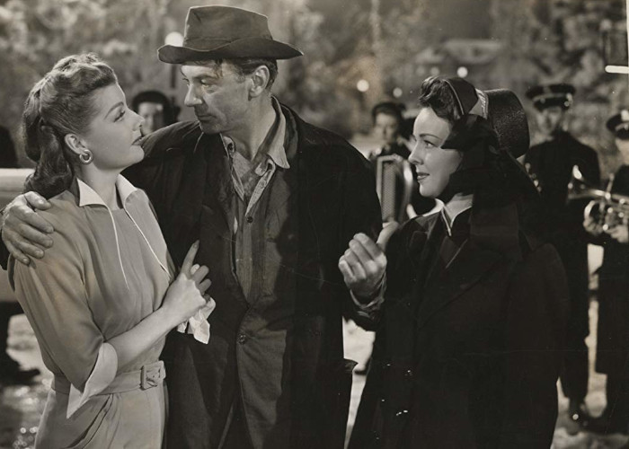 Gary Cooper, Ann Lawrence, and Ann Sheridan in Good Sam (1948)