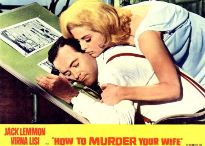 Jack Lemmon and Virna Lisi in How to Murder Your Wife (1965)