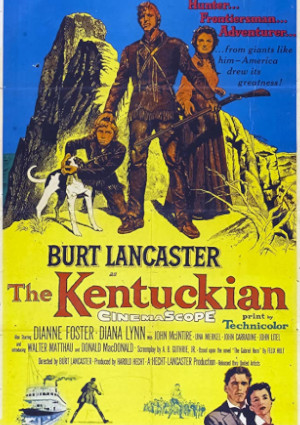 Burt Lancaster, Dianne Foster, and Donald MacDonald in The Kentuckian (1955)