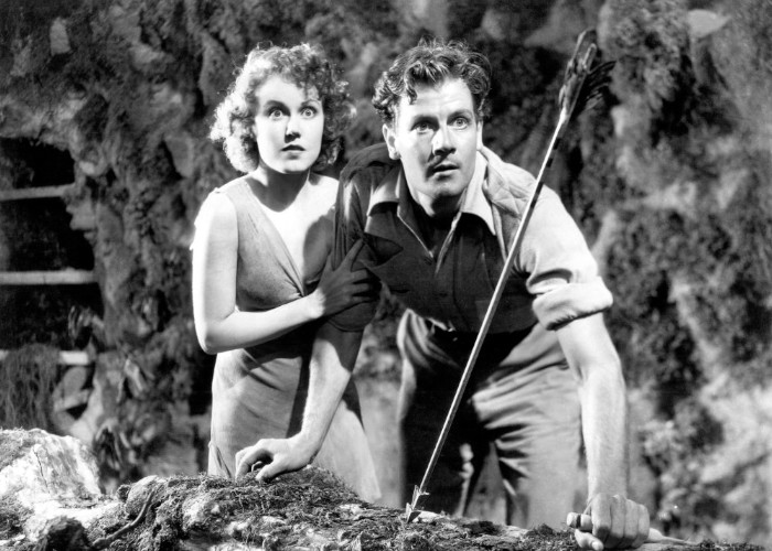 Joel McCrea and Fay Wray in The Most Dangerous Game (1932)