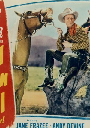 Roy Rogers, Trigger, and Bullet in Grand Canyon Trail (1948)