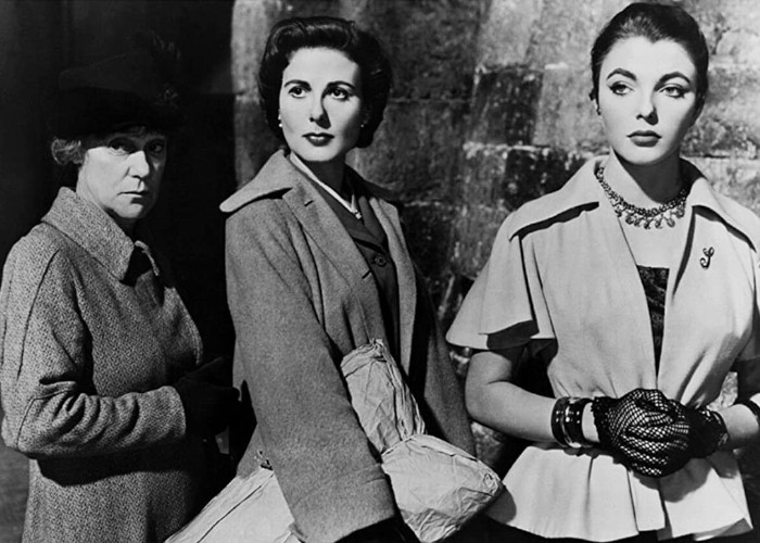 Joan Collins, Kathleen Harrison, and Yvonne Mitchell in Turn the Key Softly (1953)