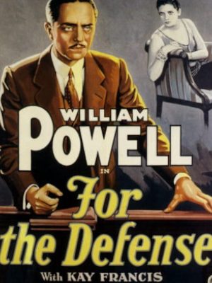 William Powell and Kay Francis in For the Defense (1930)