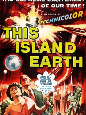 Faith Domergue, Jeff Morrow, and Rex Reason in This Island Earth (1955)