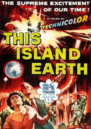 Faith Domergue, Jeff Morrow, and Rex Reason in This Island Earth (1955)