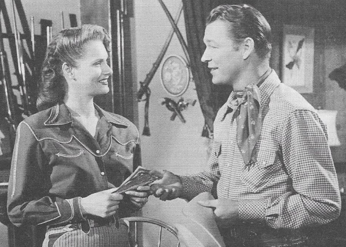 Roy Rogers and Stephanie Bachelor in Springtime in the Sierras (1947)