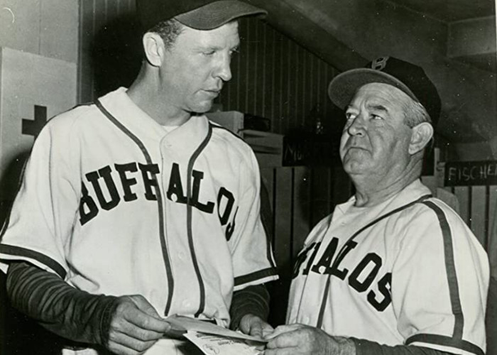 Dan Dailey and Dizzy Dean in The Pride of St. Louis (1952)