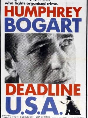 Humphrey Bogart in Deadline - U.S.A. (1952)
