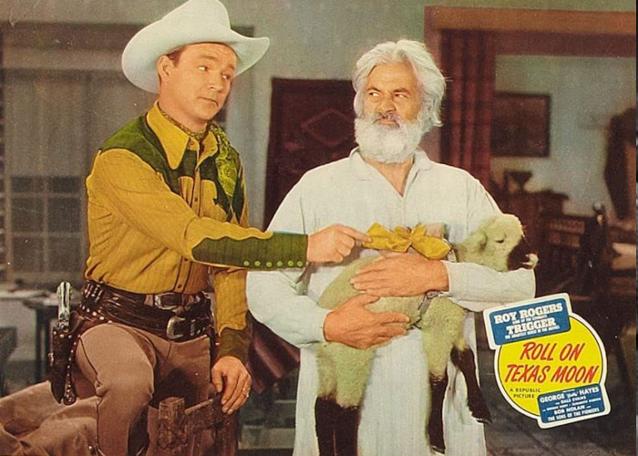 Roy Rogers and George 'Gabby' Hayes in Roll on Texas Moon (1946)