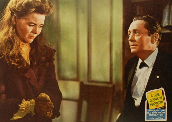 James Dunn and Dorothy McGuire in A Tree Grows in Brooklyn (1945)